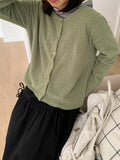 Curler Boucle Round Cardigan