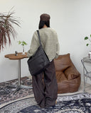 Debes Leather Crossbody Bag