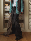 Daven washed black denim