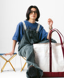 [AG] Side Pocket Twill Balloon Overall
