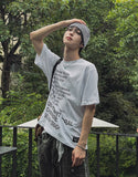 Coryl lettering printing short sleeve t-shirt