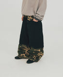 [AG] Double Waist Layered Pants