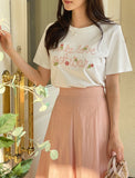 Orb Embroidery Lettering T-shirt
