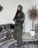 Diede Pintuck Washing Cargo Pants