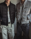 Pair Biker Duck Down Padded Jacket