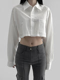 Lance cropped shirt