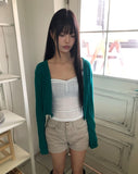 Yadin Ribbed Open Cardigan