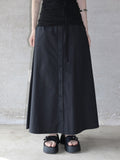 Rugyu Button Skirt