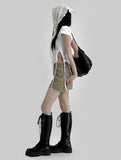 Roen Slit U-neck Tee