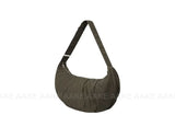 HALF MOON PADDED HOBO BAG