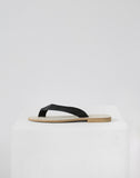 Toffee Leather Flip Flops