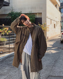 Chiro Quilted Over Fit Fishtail Field Jacket