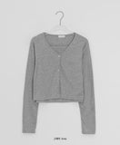 Nigget Crop Sleeveless Cardigan Set