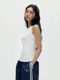 W Basic Slim Sleeveless Top