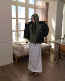 [Brushed Lining] Ruhi Angora Line Maxi Long Skirt