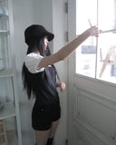 Yorkie Bustier Short Sleeve Shirt