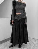 Kels Cutout One-Off Long Sleeve Tee