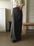 Mutin Jersey Maxi Banding Long Skirt