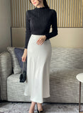 Molly Satin Mermaid Long Skirt
