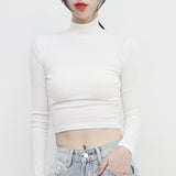 VERO Crop Turtleneck T-shirt