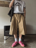 Mirdi Bermuda Pintuck Cotton Pants