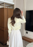Rendry Ribbon Color Matching Tie Knit