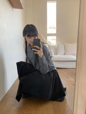 [BAONHAUS] Jenen Stripe Hood Zip-up