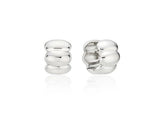 Ice Cushion (W) Wide One-Touch Earrings