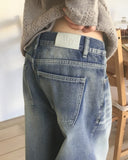[MADE] Rabat hem snap wide denim pants