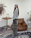 Per Balloon Cargo Denim Pants