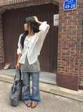 Gaku Basic Semi-Wide Bootcut Denim Pants