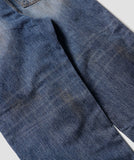 Washed Oil Denim Pants