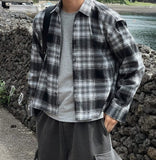 Fade Crop Check Shirt