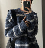 Mohair stripe knit