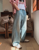 Bard Brush Washed Denim Pants
