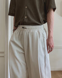 Day Deep Pintuck Banding Wide Slacks