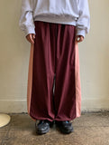 [BAONHAUS] Mutent color combination string banding pants