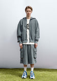 PINCH CARGO SWEAT BERMUDA PANTS