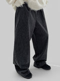 Wool 20%) Nerdy Stripe Pants