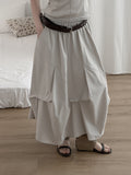 Tura Pintuck Long Skirt