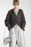 Net Over Hooded zipup