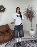 Pulson Cut Off Bermuda Denim Pants
