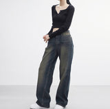 Fera Button Cropped T-Shirt