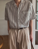 Parry stripe short sleeves shirt