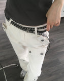 Moody cut pocket bootcut pants