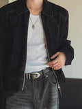 Leon Velvet Denim Jacket
