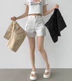 Pocket Cargo Feminine Cotton Shorts