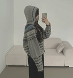 Bodle Nordic Warm Hood Cardigan
