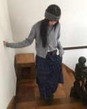 Knots Wrap Button Knit Cardigan