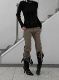 Seron Muffler Knit T-shirt